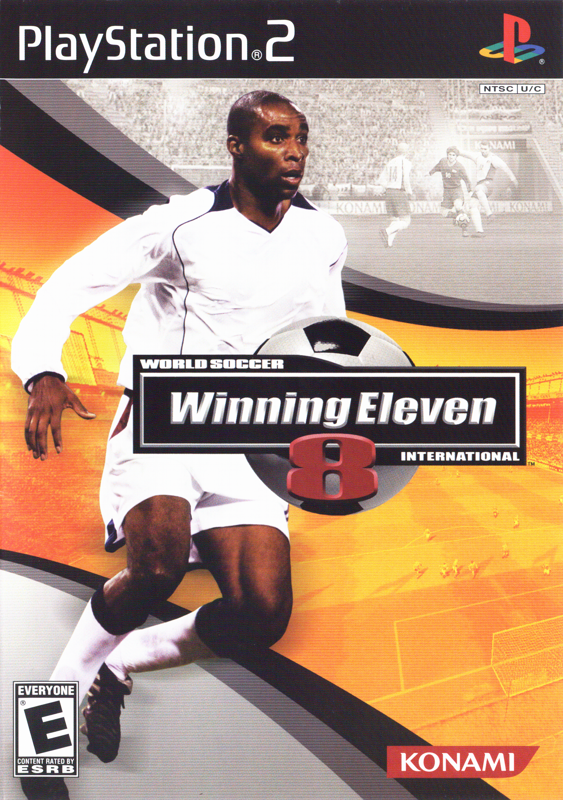 Winning Eleven 8 box art for Xbox
